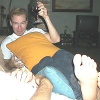 In fact, Elle had no feelings at all for this cushion, however he had far too much to drink that night.